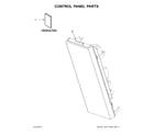 Whirlpool WMH73521CS7 control panel parts diagram