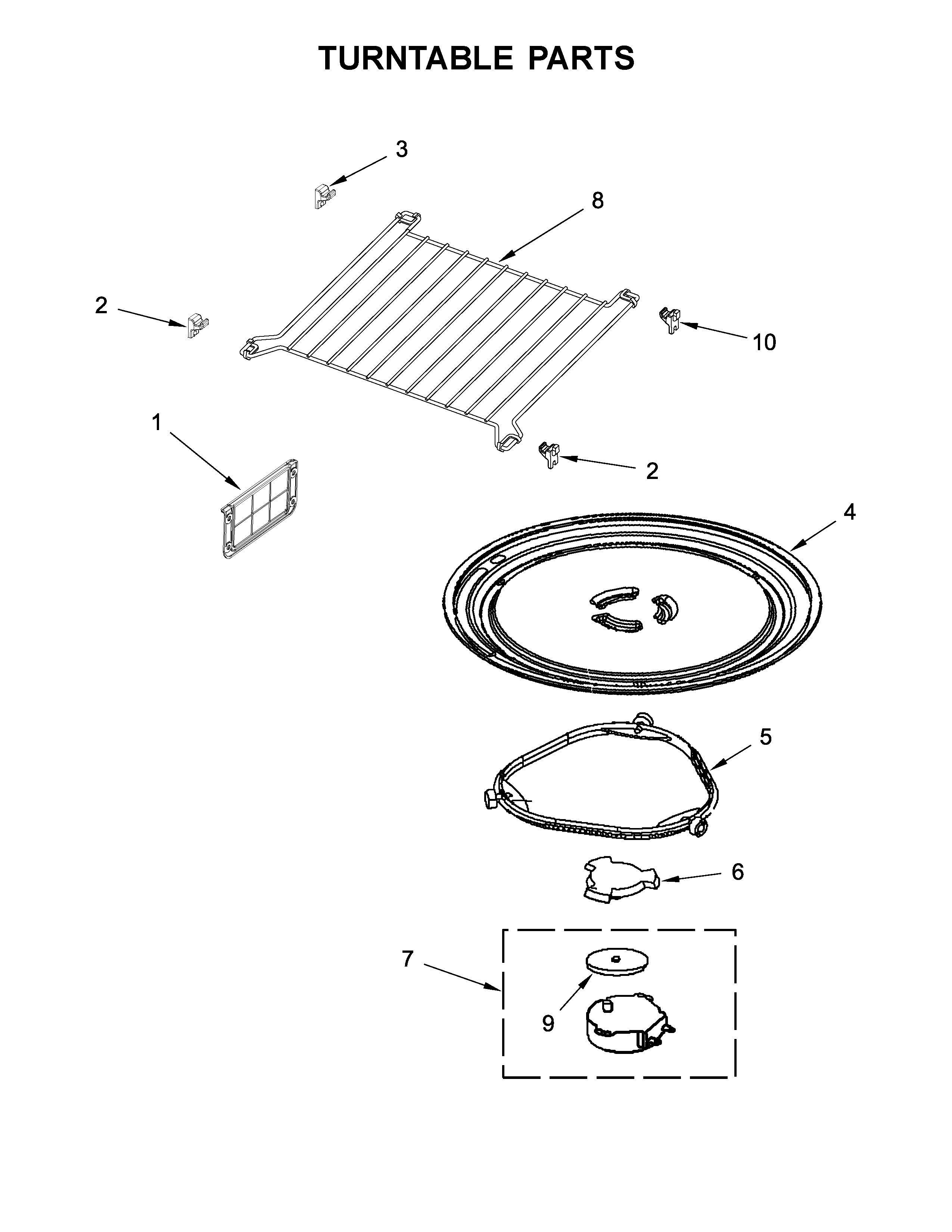 TURNTABLE PARTS