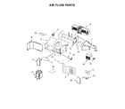 KitchenAid KHMS2040BBL1 air flow parts diagram
