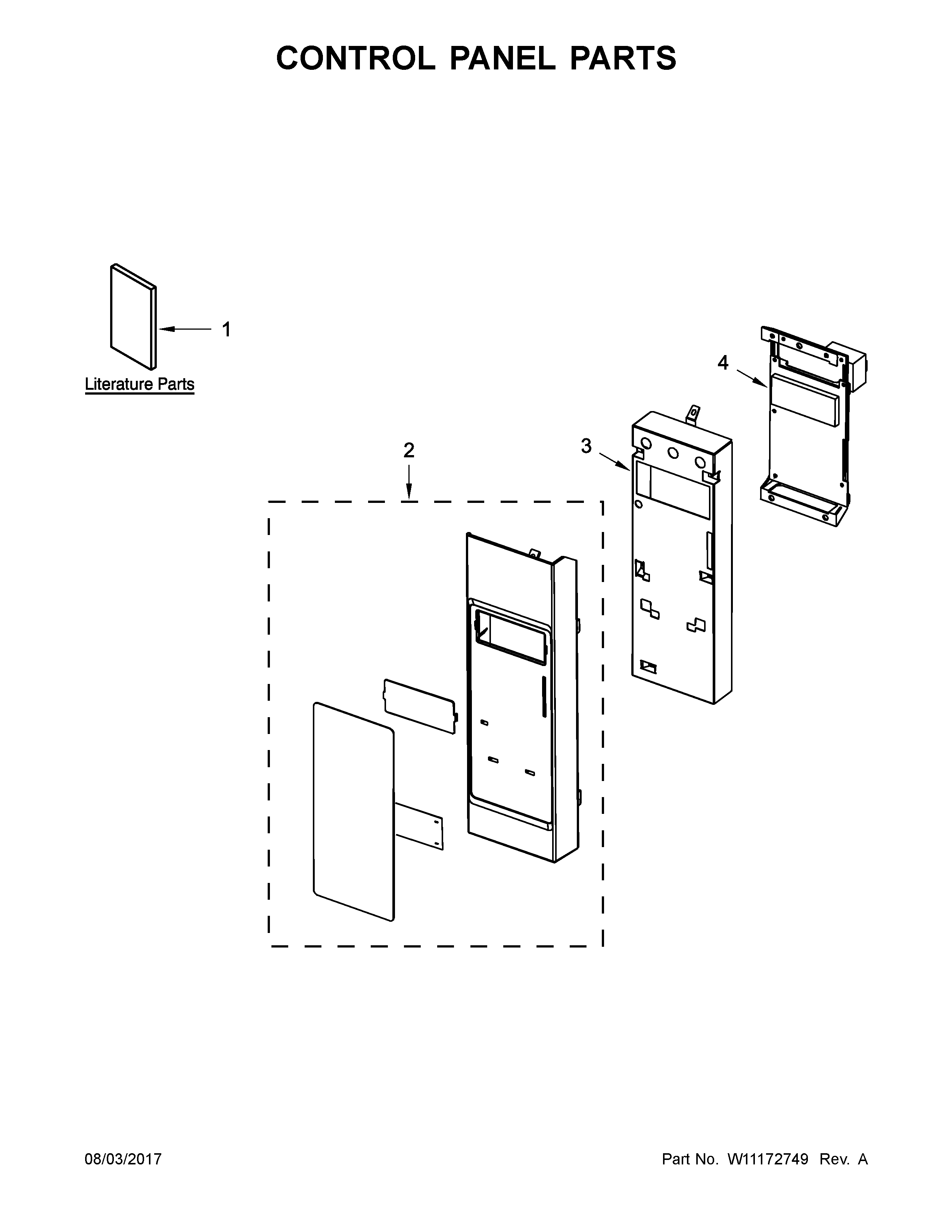 Control panel parts