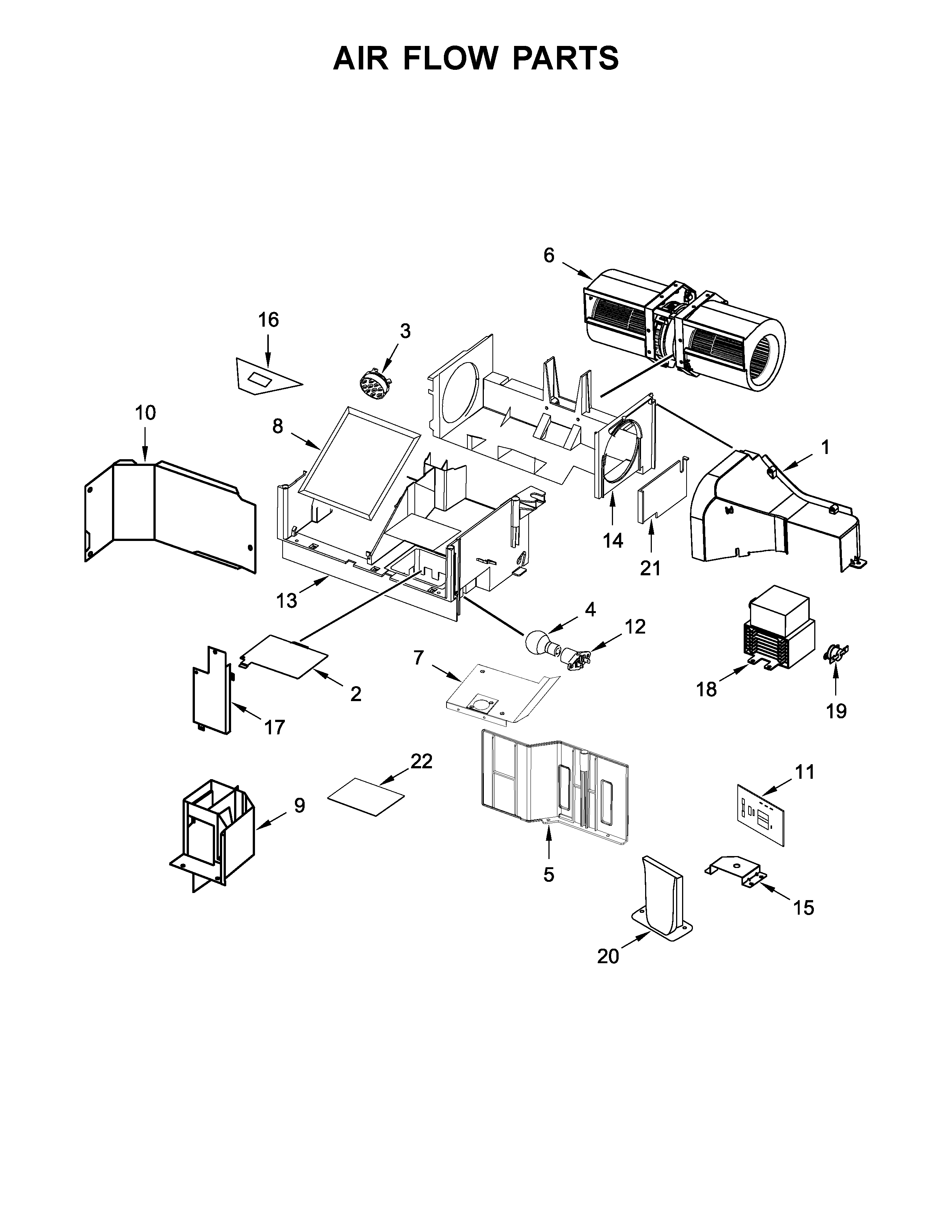 Air flow parts