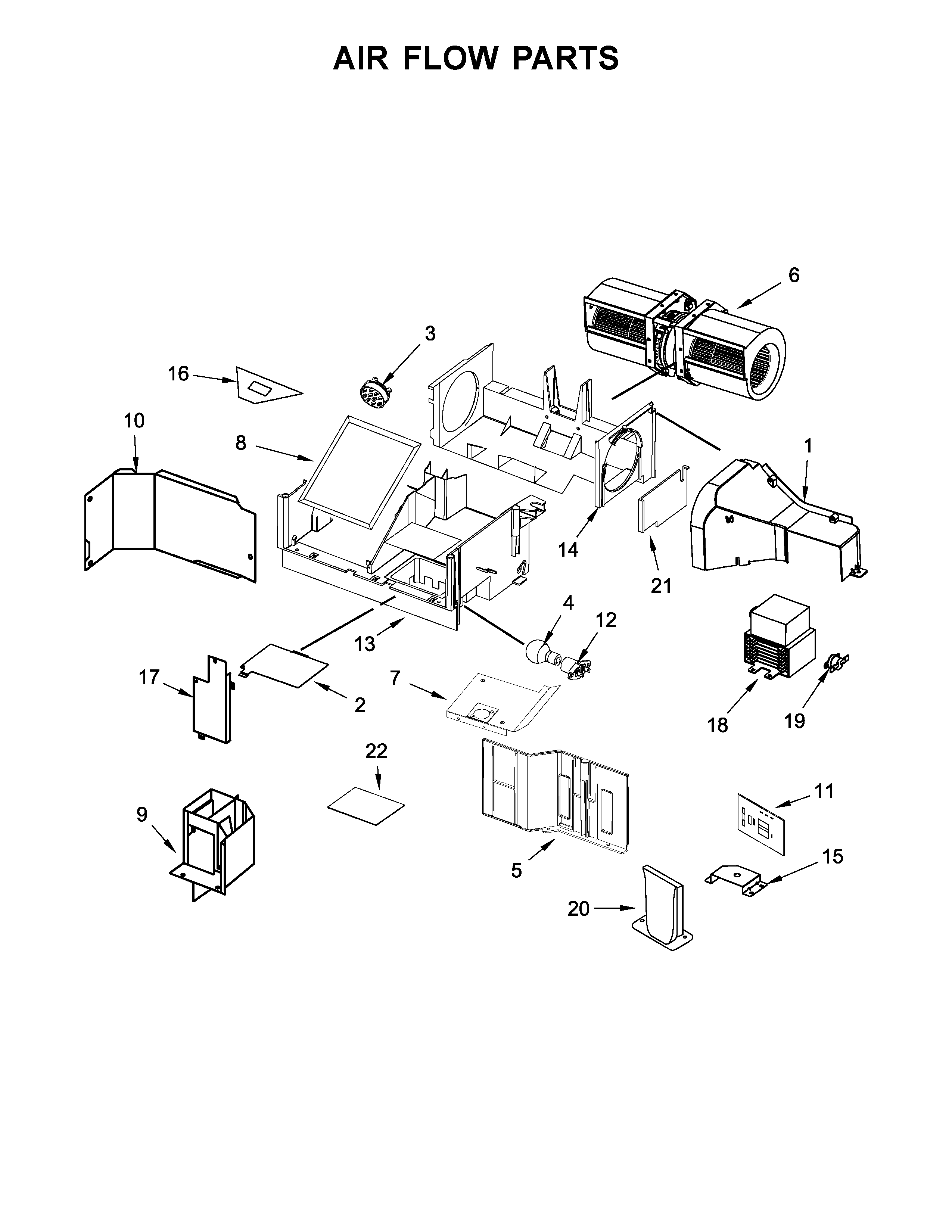 Air flow parts