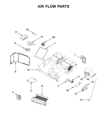 Air flow parts