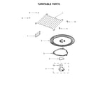 Whirlpool YWMH53520CB2 turntable parts diagram