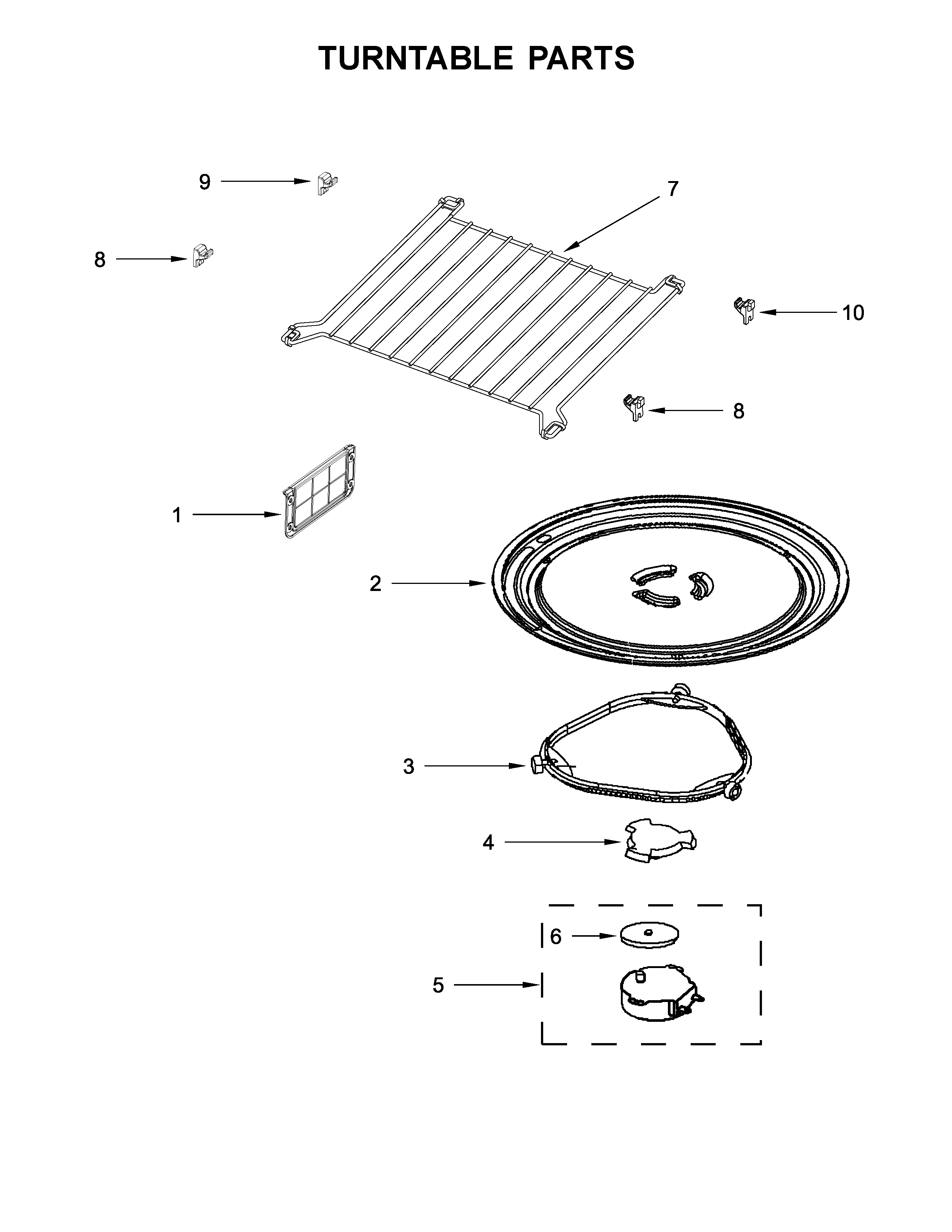 Turntable parts