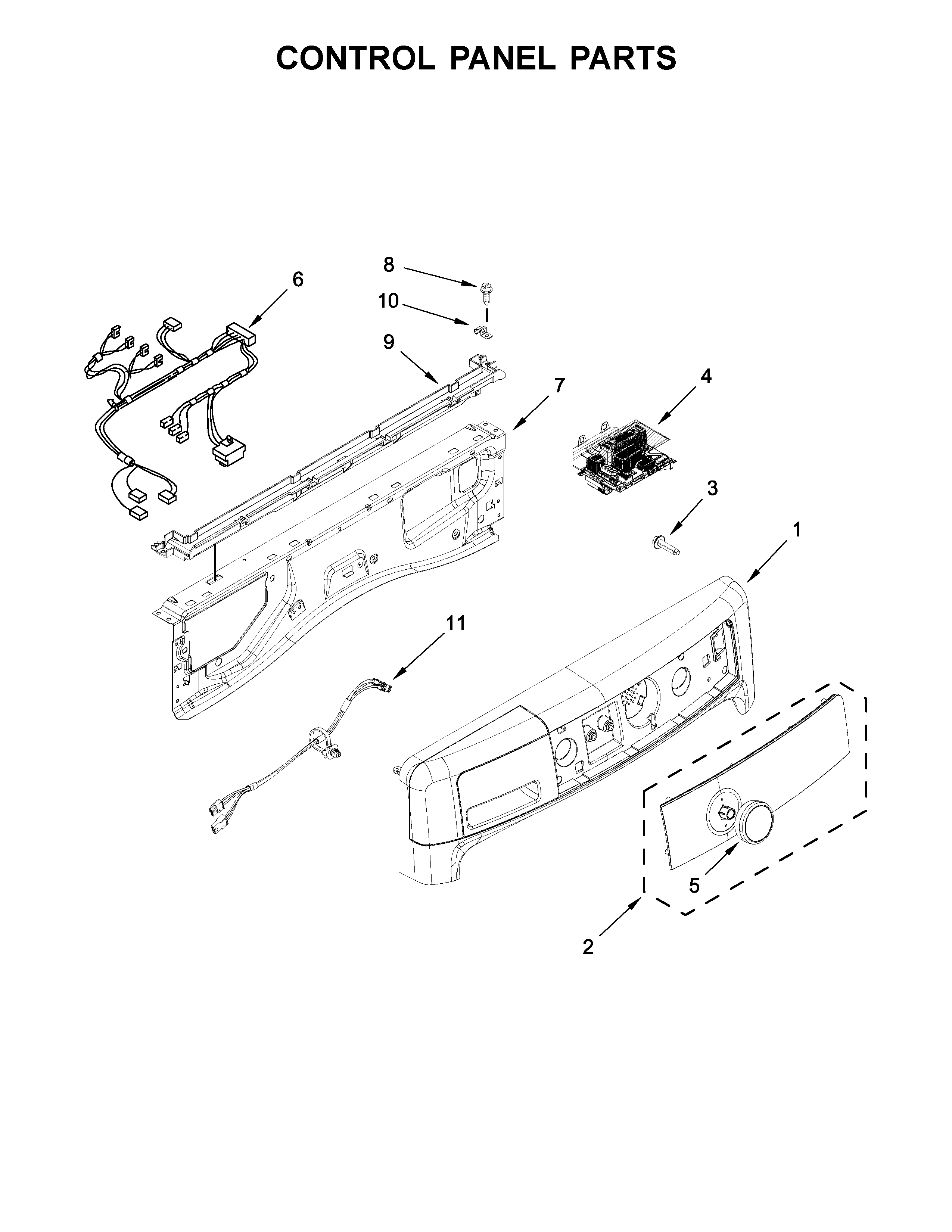 CONTROL PANEL PARTS