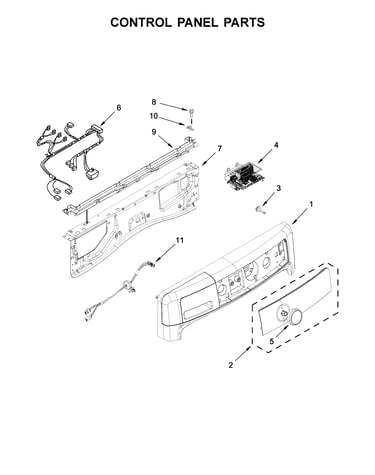 Control panel parts