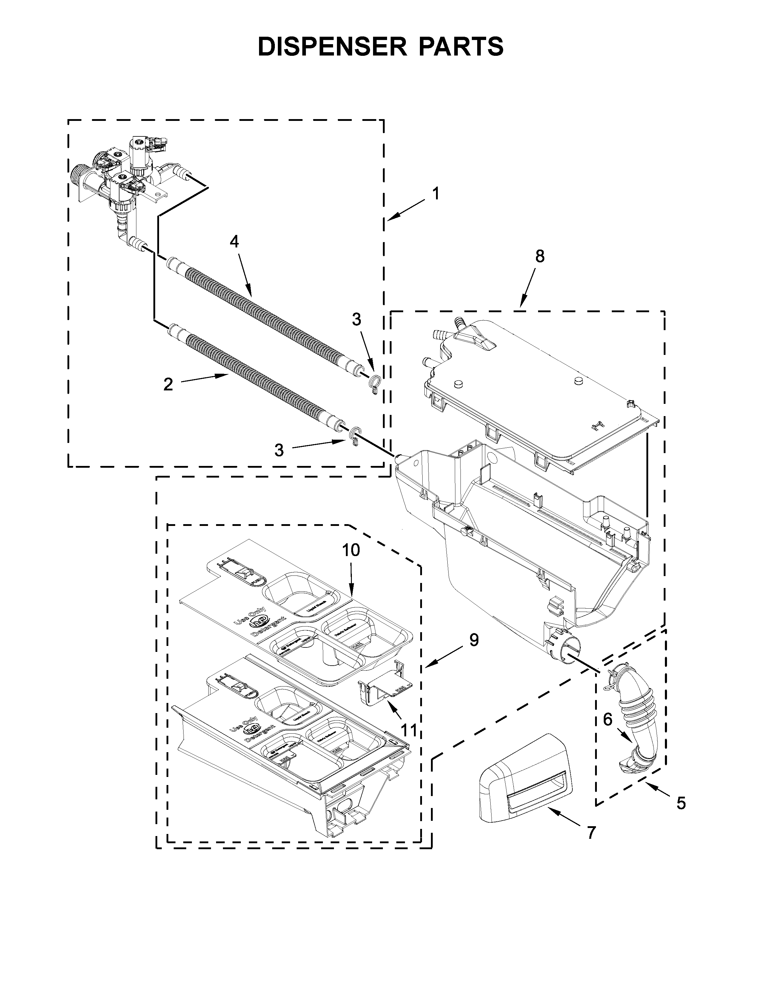 DISPENSER PARTS