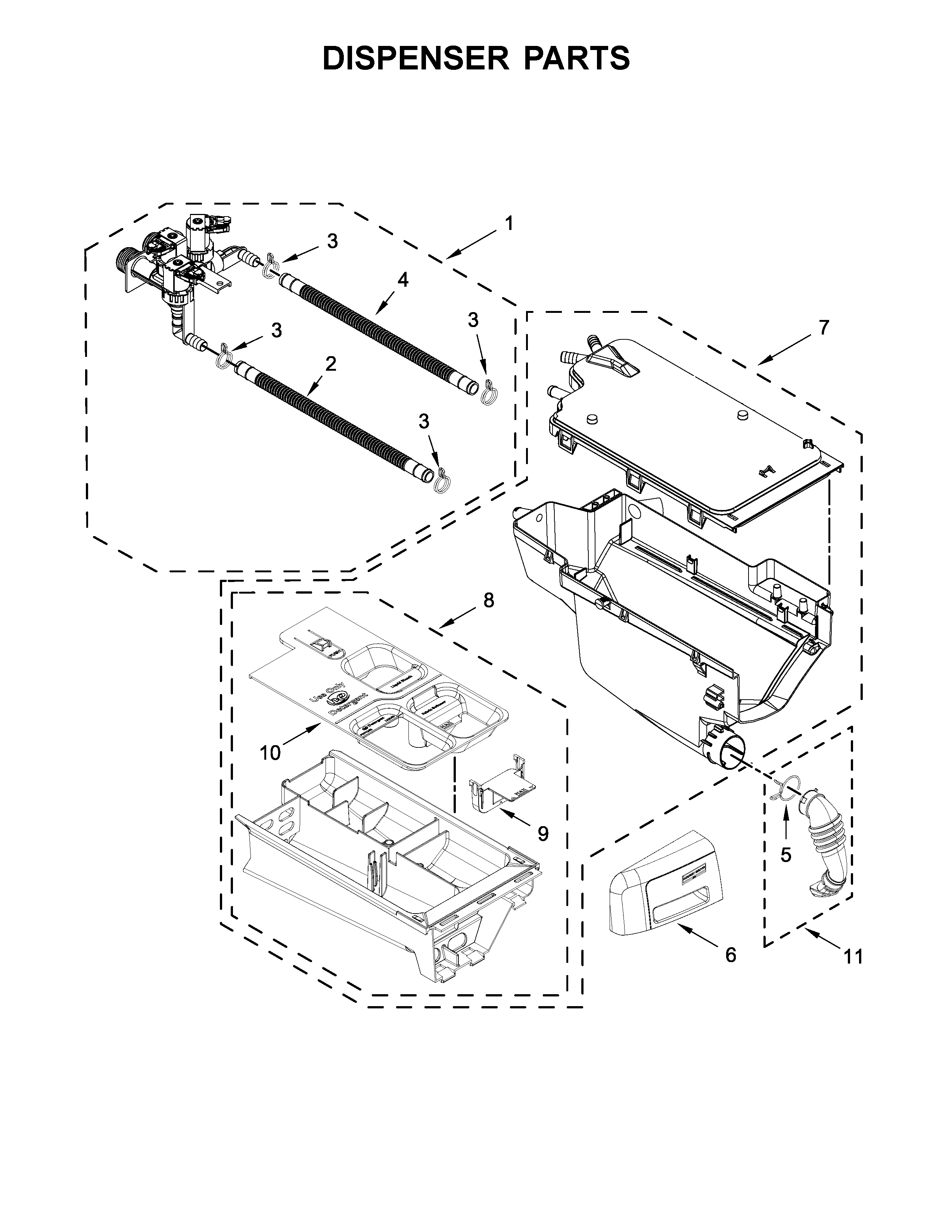 DISPENSER PARTS