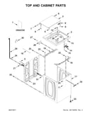 Top and cabinet parts