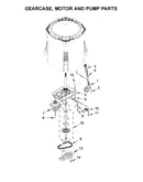 Gearcase, motor and pump parts