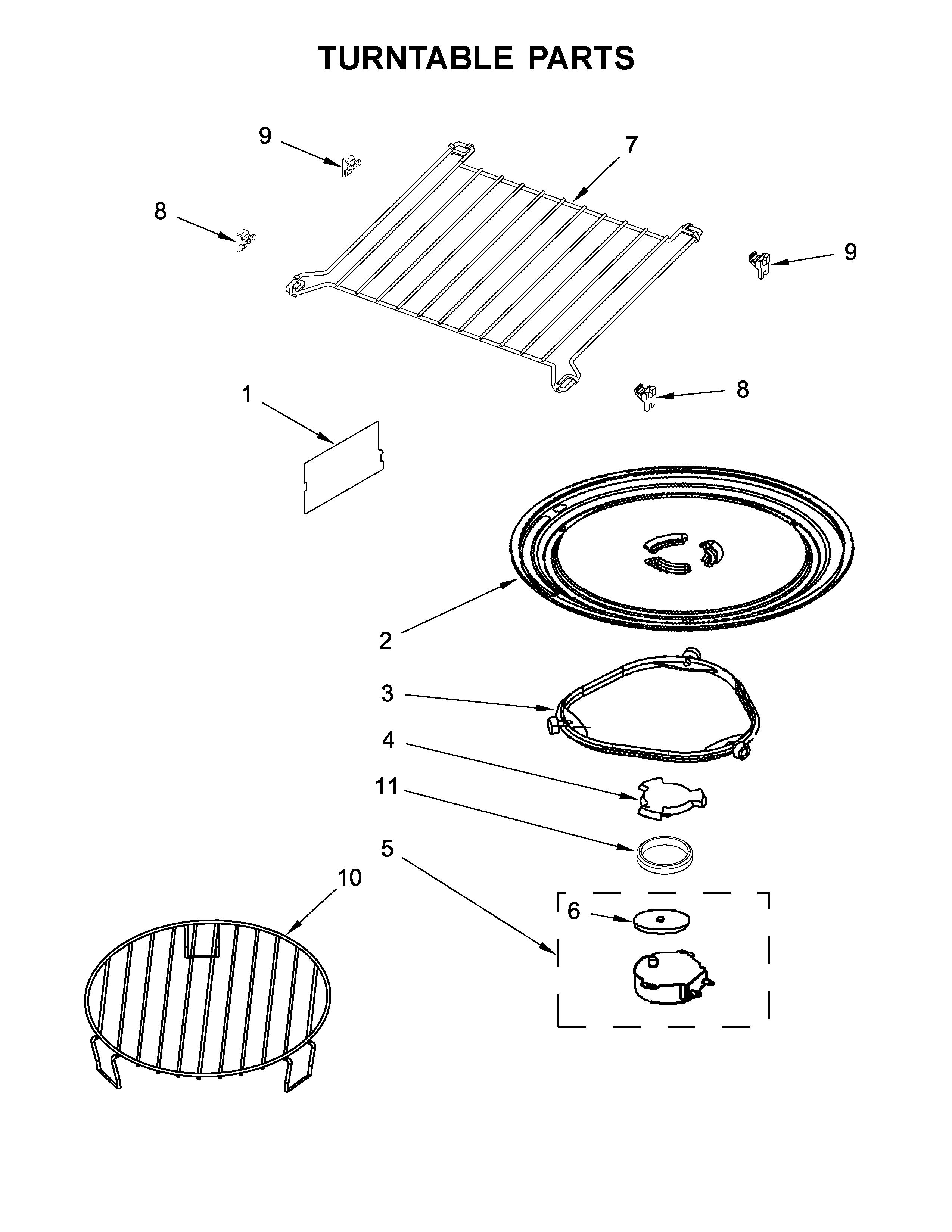 Turntable parts