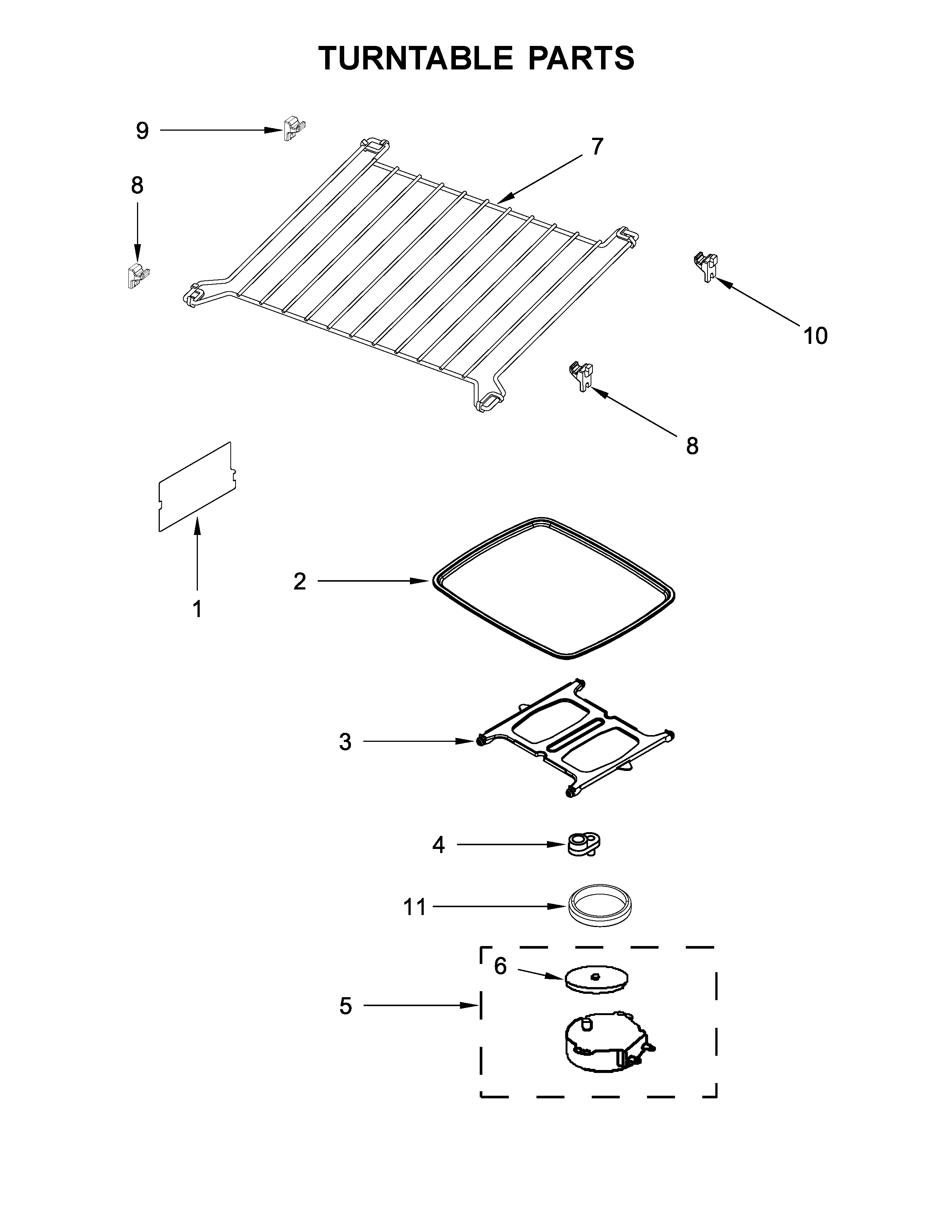 Turntable parts