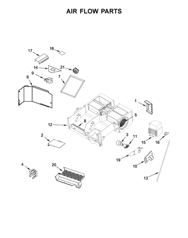 Air flow parts
