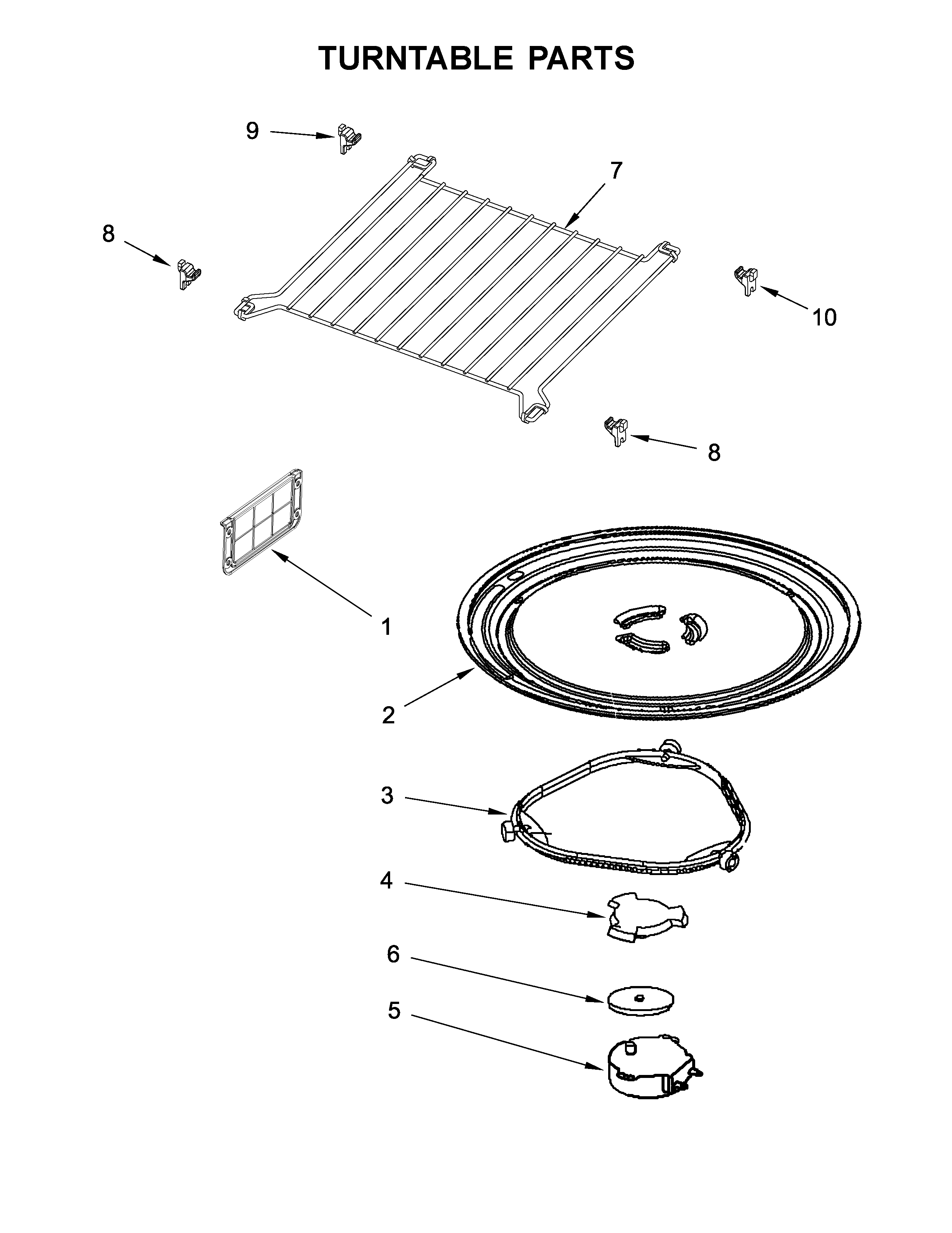 Turntable parts