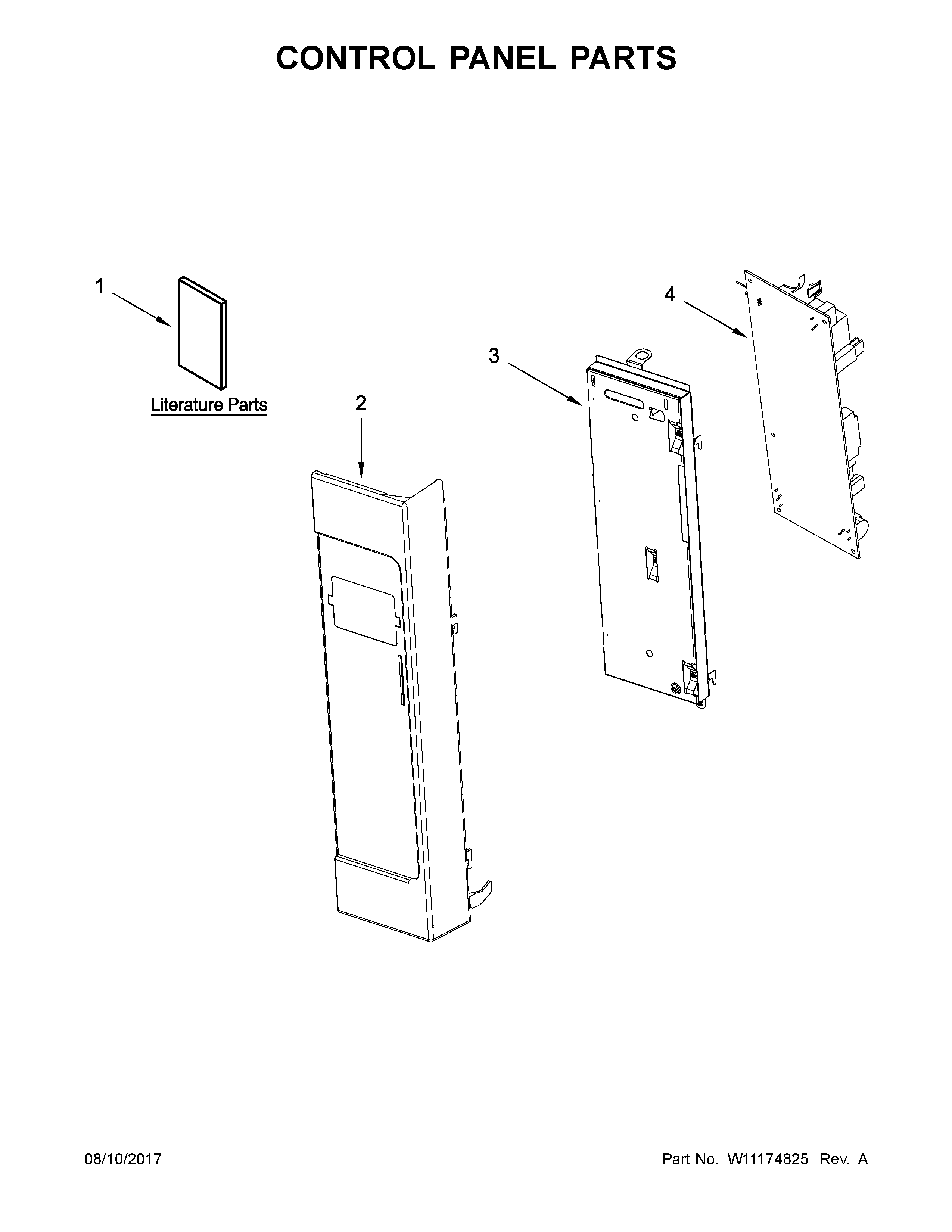 Control panel parts