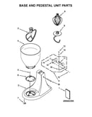 Base and pedestal unit parts