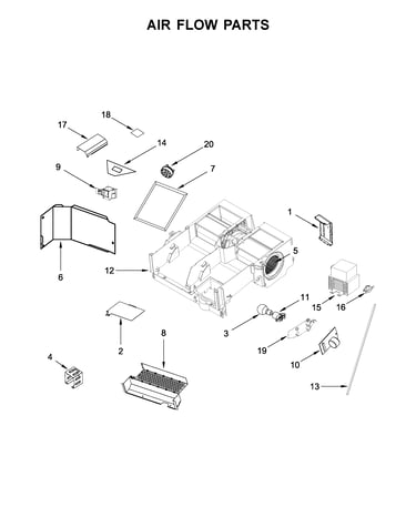 Air flow parts