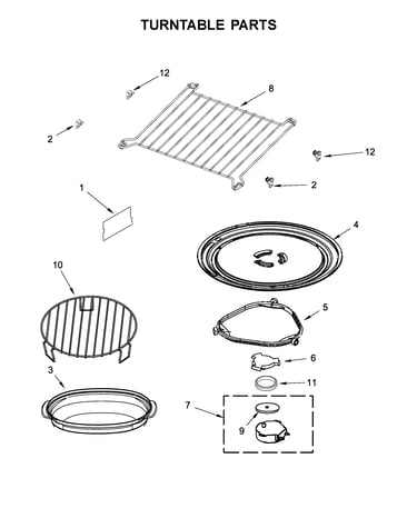 Turntable parts