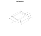 Maytag MGR8800FB0 drawer parts diagram