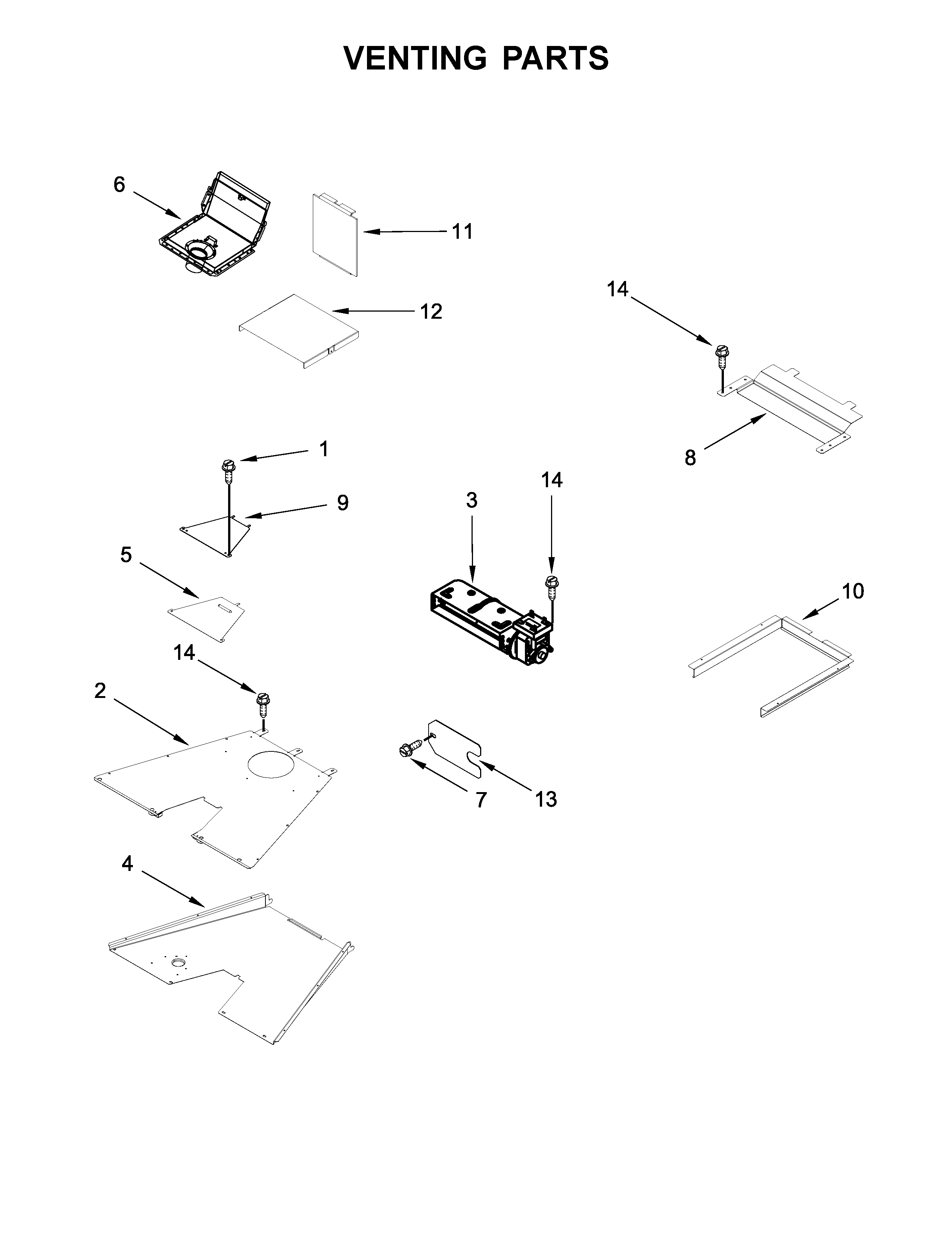 Venting parts