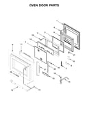 Oven door parts