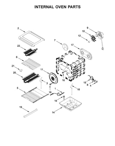 Internal oven parts