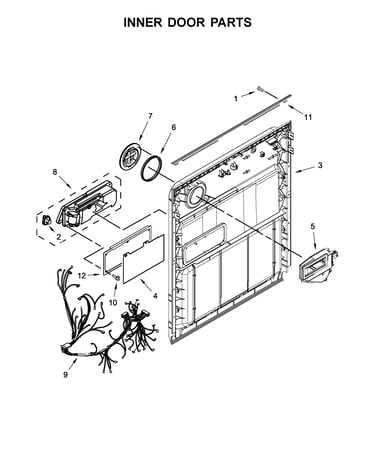 Inner door parts