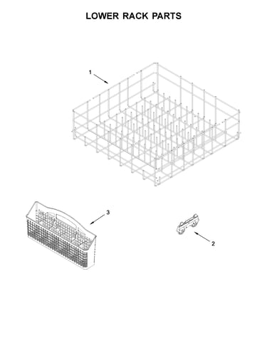 Lower rack parts