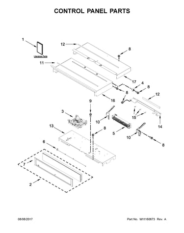 Control panel parts