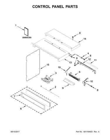 Control panel parts