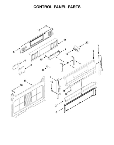 Control panel parts