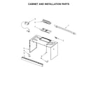 Ikea IMH172DS2 cabinet and installation parts diagram