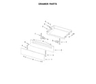 Whirlpool WFE505W0HS0 drawer parts diagram