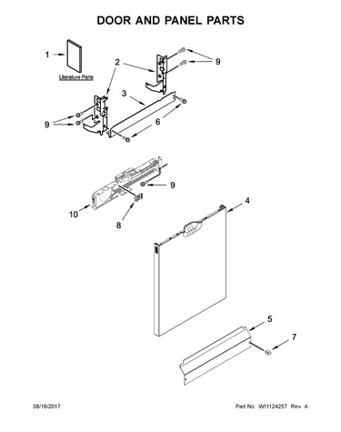 Door and panel parts