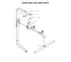 Amana ADB1700ADS4 upper wash and rinse parts diagram