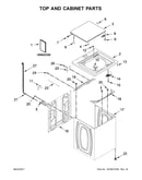 Top and cabinet parts