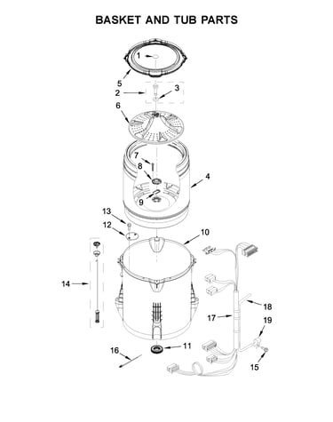 Basket and tub parts