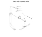 KitchenAid KDTE334GPS0 upper wash and rinse parts diagram