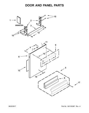 Door and panel parts