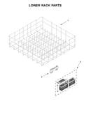 Lower rack parts