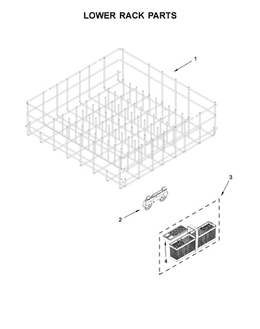 Lower rack parts
