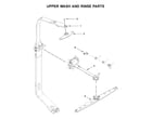 KitchenAid KDTE204GPS0 upper wash and rinse parts diagram