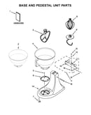 Base and pedestal unit parts