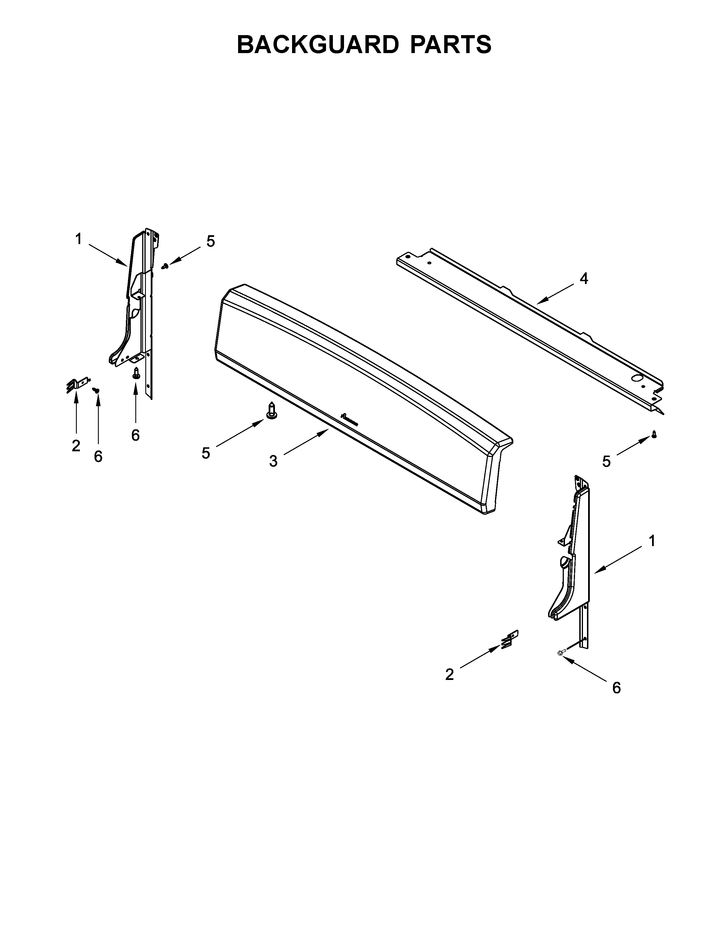 Backguard parts