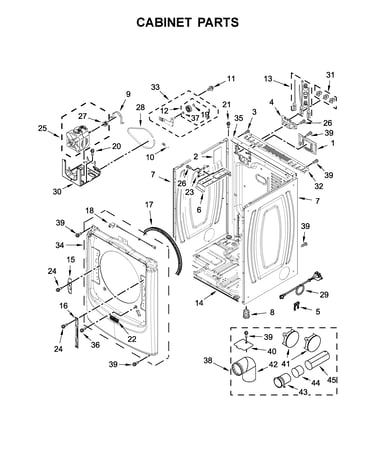 Cabinet parts