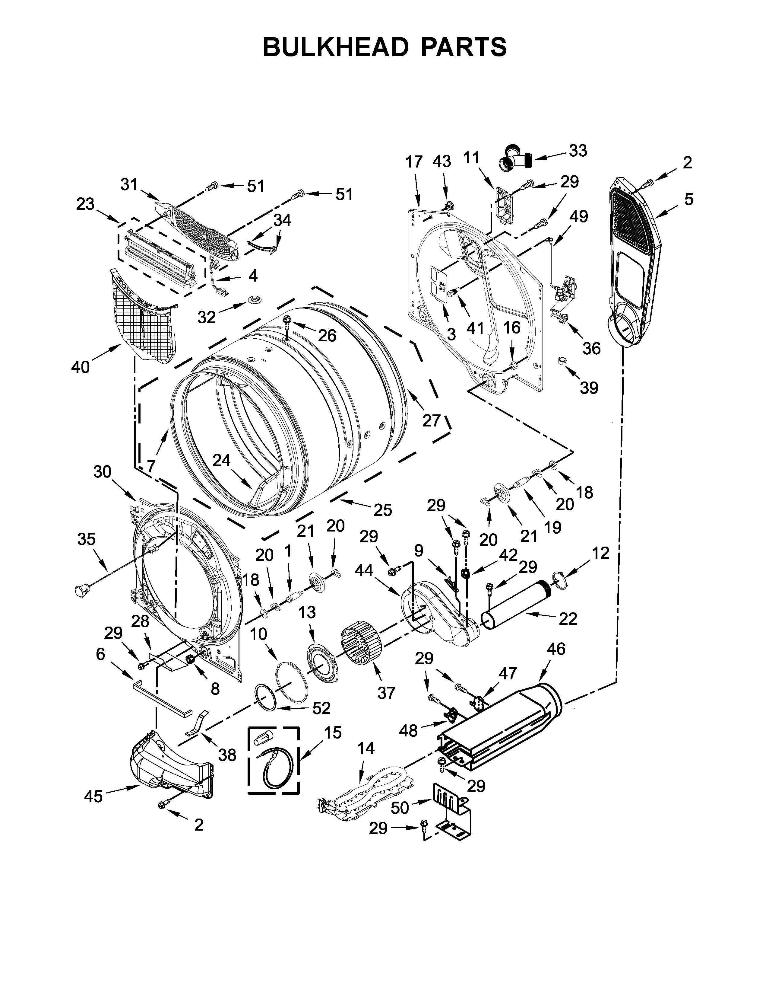 Bulkhead parts