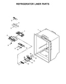 Refrigerator liner parts