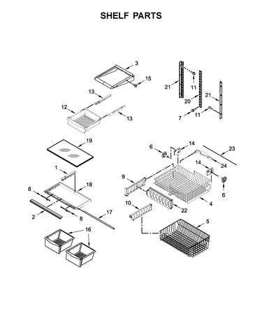 Shelf parts