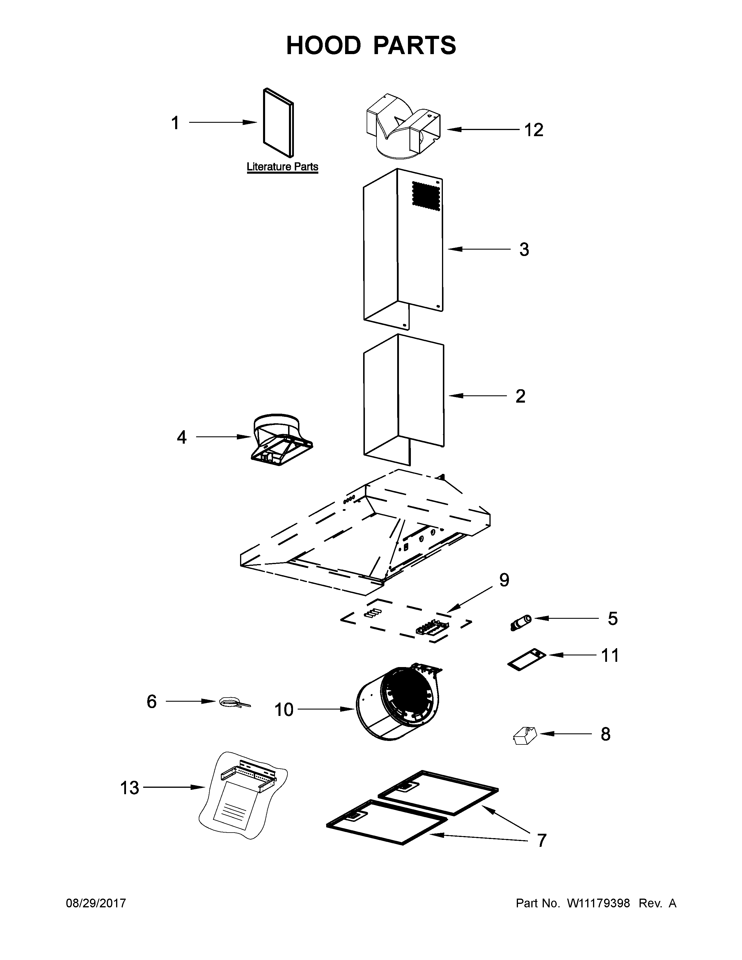 HOOD PARTS